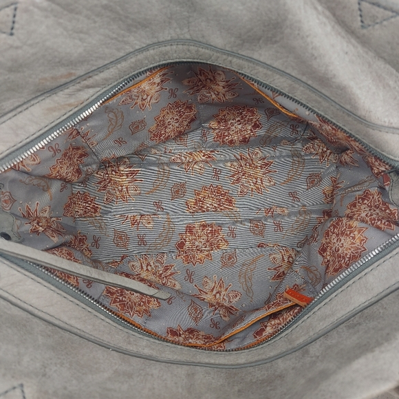 Hobo Vintage Hide Khaki 'seeker' Leather Shoulder Hand Bag - Picture 7 of 9